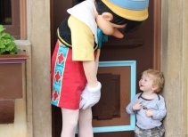 Pinocchio at Pinocchio Village Haus in Fantasyland