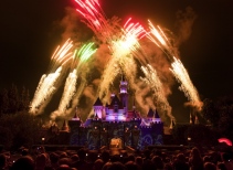 Fireworks at Disneyland Park