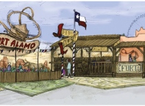 Campo Sioux - Fort Alamo