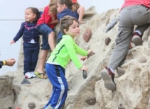 Cole's rock climb
