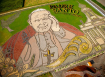 3-hektarowy obraz Jana Pawła II